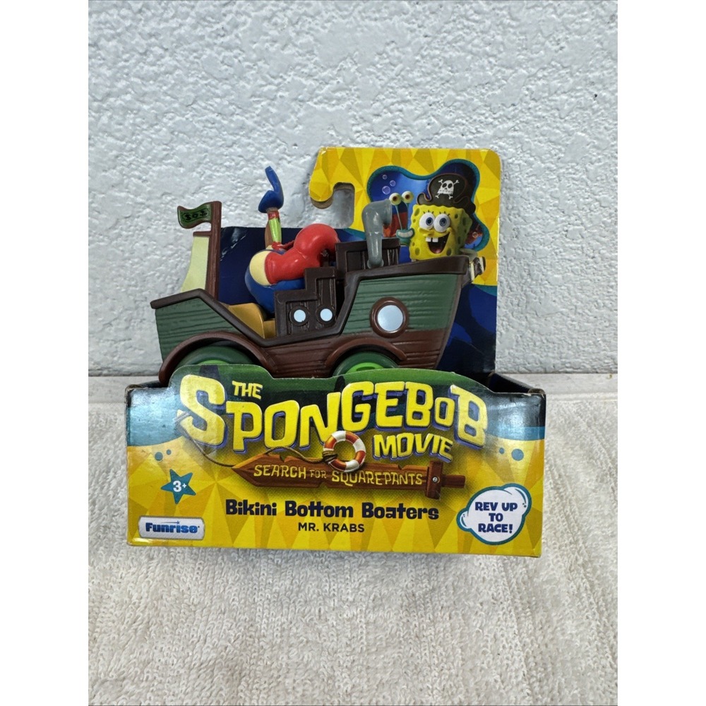 Funrise SpongeBob Movie Bikini Bottom Boaters Mr Krabs Boat Toy 73113